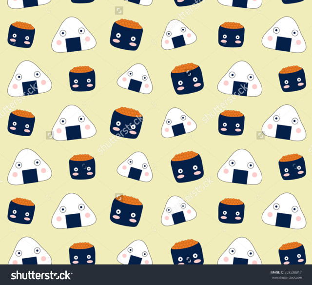 Sushi pattern repeating texture delicious free wallpaper for tablet - medium preview image