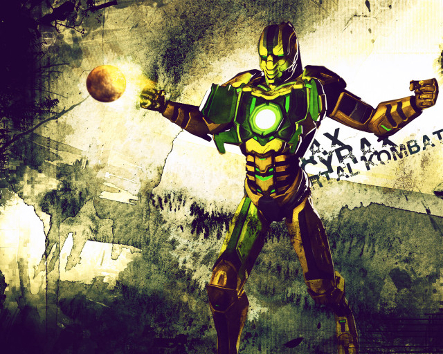 Man green yellow suit holding free wallpaper for desktop - medium preview image