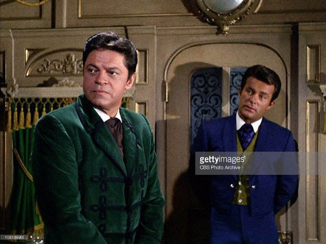 Two men suits room clock free wallpaper for desktop - medium preview image