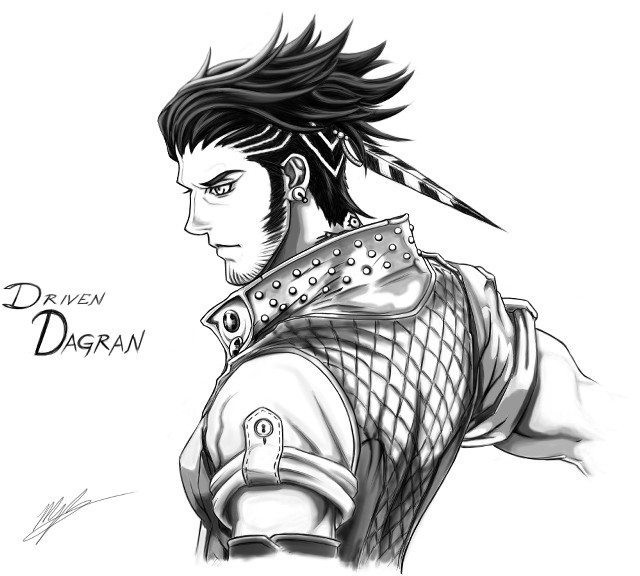 Man sword quote drawing artwork free wallpaper for tablet - medium preview image