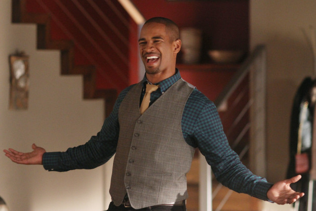 Man vest tie laughing hands free wallpaper for desktop - medium preview image