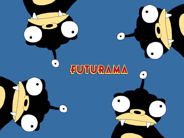 Cartoon character four expressions futurama free wallpaper for desktop - medium preview image