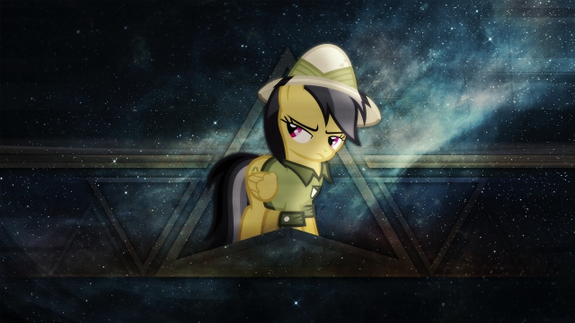 Cartoon pony hat space background free wallpaper for desktop - medium preview image