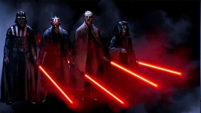 Costumed people lightsabers faces arms #3 free wallpaper for desktop - medium preview image