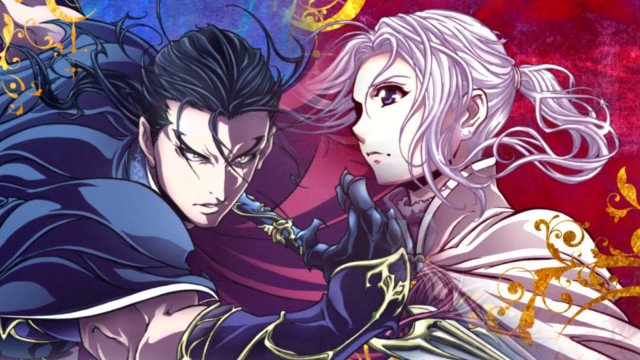 Anime characters white hair blue free wallpaper for desktop - medium preview image