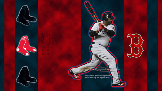 Baseball player bat red blue free wallpaper for desktop - medium preview image