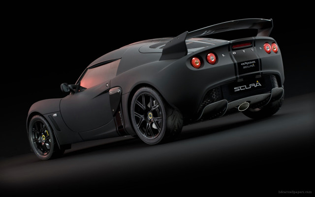 Black sports car red light free wallpaper for desktop - medium preview image