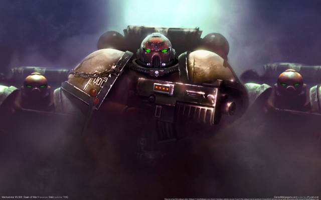 Space marine giant robot light free wallpaper for desktop - medium preview image