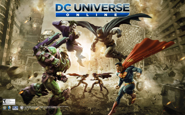 Dc universe online superheroes city #2 free wallpaper for desktop - medium preview image