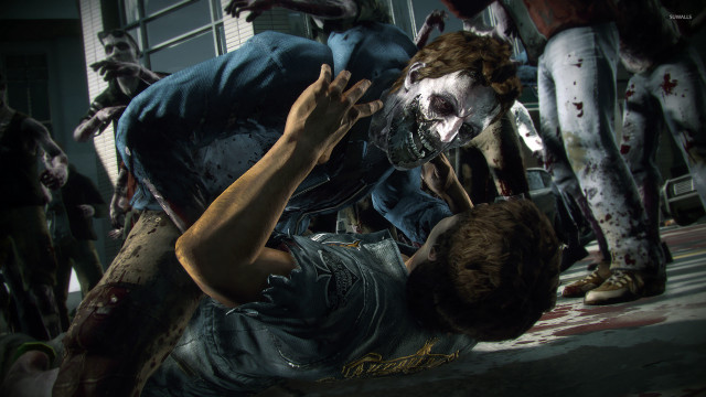 Zombies man laying costume room free wallpaper for desktop - medium preview image