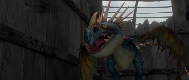 Dragon large teeth sharp wooden free wallpaper for desktop - medium preview image