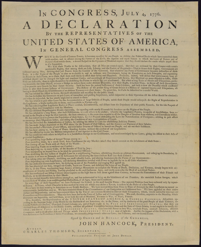 Declaration of the united states free wallpaper for mobile - medium preview image
