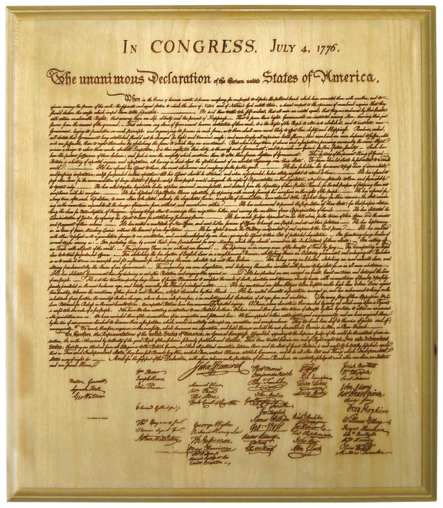 Declaration united states america wooden free wallpaper for tablet - medium preview image