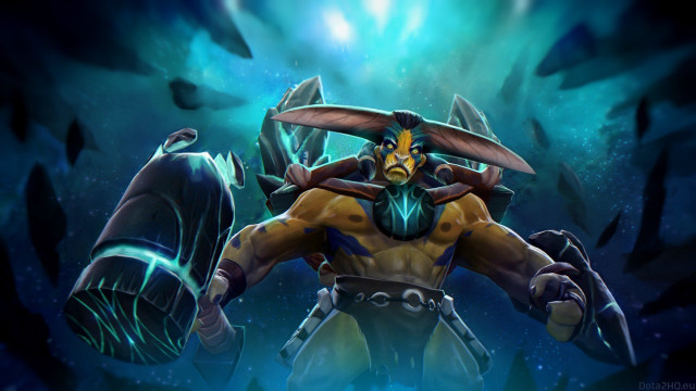 Cartoon character horned face huge free wallpaper for desktop - medium preview image