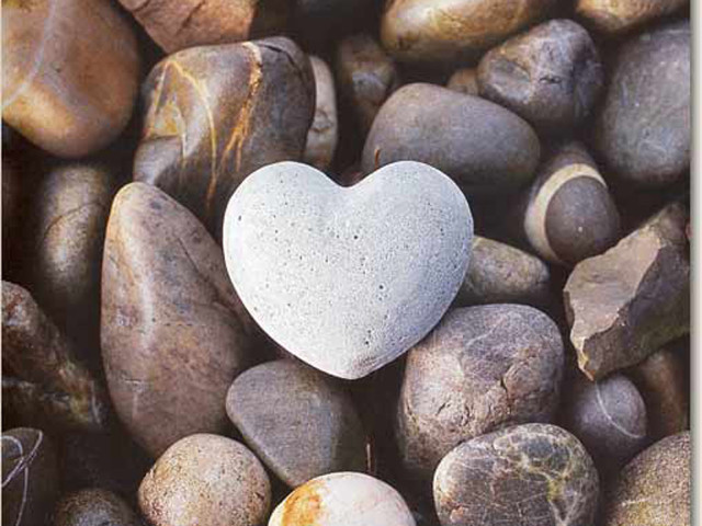 Heart shaped rock pile pebbles free wallpaper for desktop - medium preview image