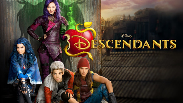 Descendants group people sitting wall free wallpaper for desktop - medium preview image