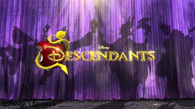 Disney descendants logo silhouette curtain free wallpaper for desktop - medium preview image