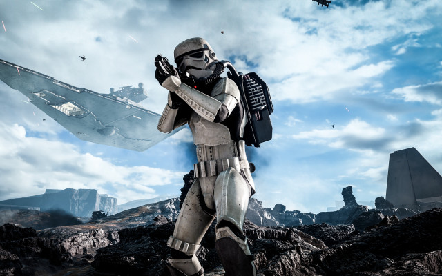 Star wars character gun backpack free wallpaper for desktop - medium preview image