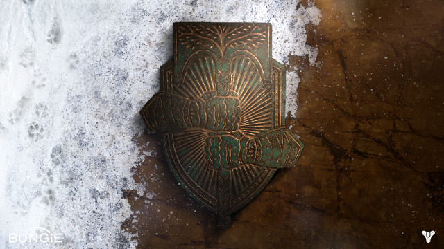 Metal plaque snow night aurora free wallpaper for desktop - medium preview image