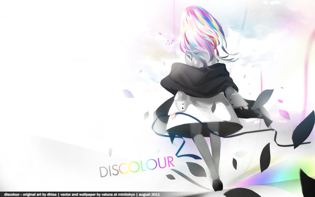 Woman black dress scarf white free wallpaper for desktop - medium preview image