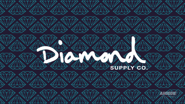 Blue diamond supply logo pattern free wallpaper for desktop - medium preview image