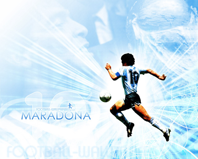 Soccer player jumping ball blue free wallpaper for desktop - medium preview image
