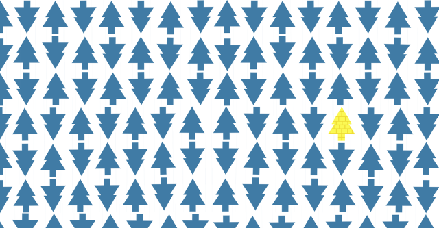 Blue white pattern yellow christmas free wallpaper for desktop - medium preview image