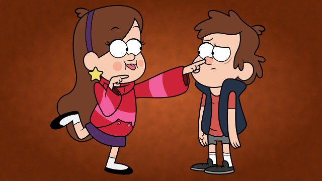 Cartoon character pointing nose star free wallpaper for desktop - medium preview image