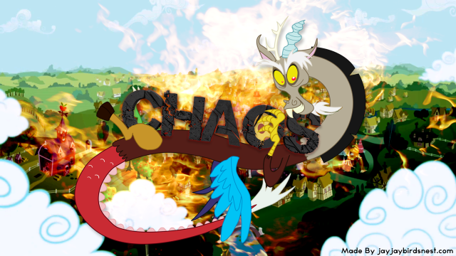 Cat dragon chaos fire background free wallpaper for desktop - medium preview image