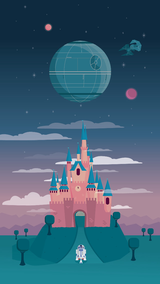 Castle blue ball sky clouds free wallpaper for mobile - medium preview image