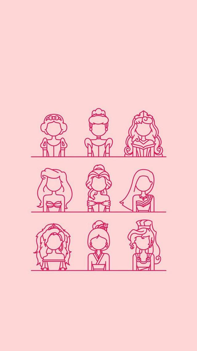 Line drawing people sitting shelf free wallpaper for mobile - medium preview image