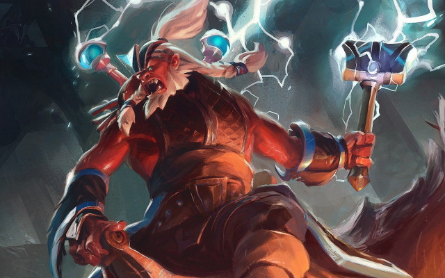 Man hammer horse lightning brom free wallpaper for desktop - medium preview image