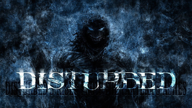 Dark background disturbed creepy creature free wallpaper for desktop - medium preview image