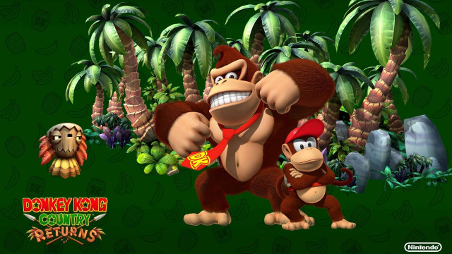 Donkey kong country returns nintendo free wallpaper for desktop - medium preview image