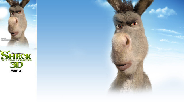 Donkey silly sky clouds shrek free wallpaper for desktop - medium preview image