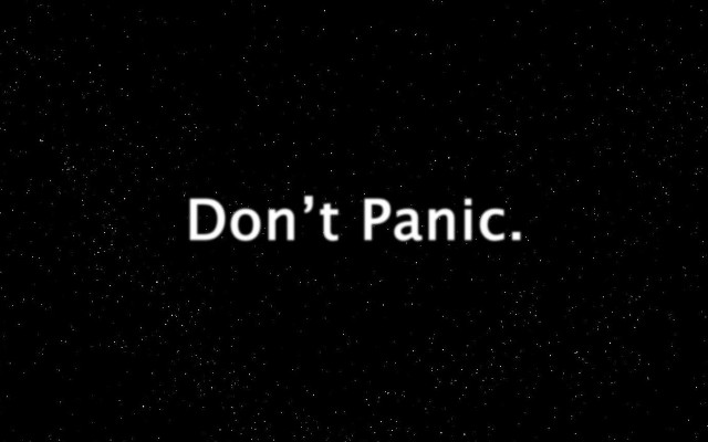 Black background white text dont free wallpaper for desktop - medium preview image