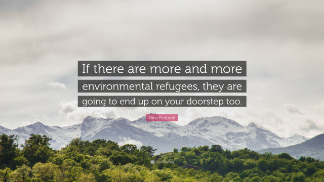 Environmental refugees quote more and free wallpaper for desktop - medium preview image