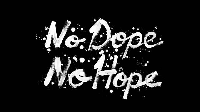 No dope no hope black free wallpaper for desktop - medium preview image