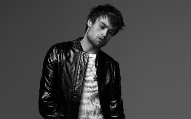 Man leather jacket eyes closed free wallpaper for desktop - medium preview image