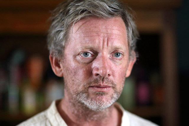 Man beard white shirt serious #7 free wallpaper for desktop - medium preview image