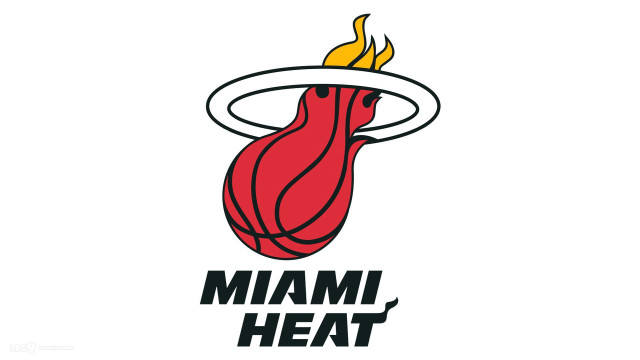 Miami heat logo basketball hoop free wallpaper for desktop - medium preview image
