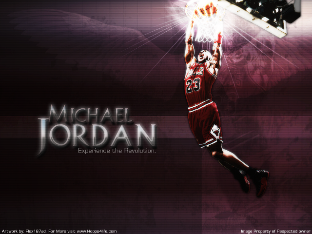 Basketball player jumping dunk game #9 free wallpaper for desktop - medium preview image