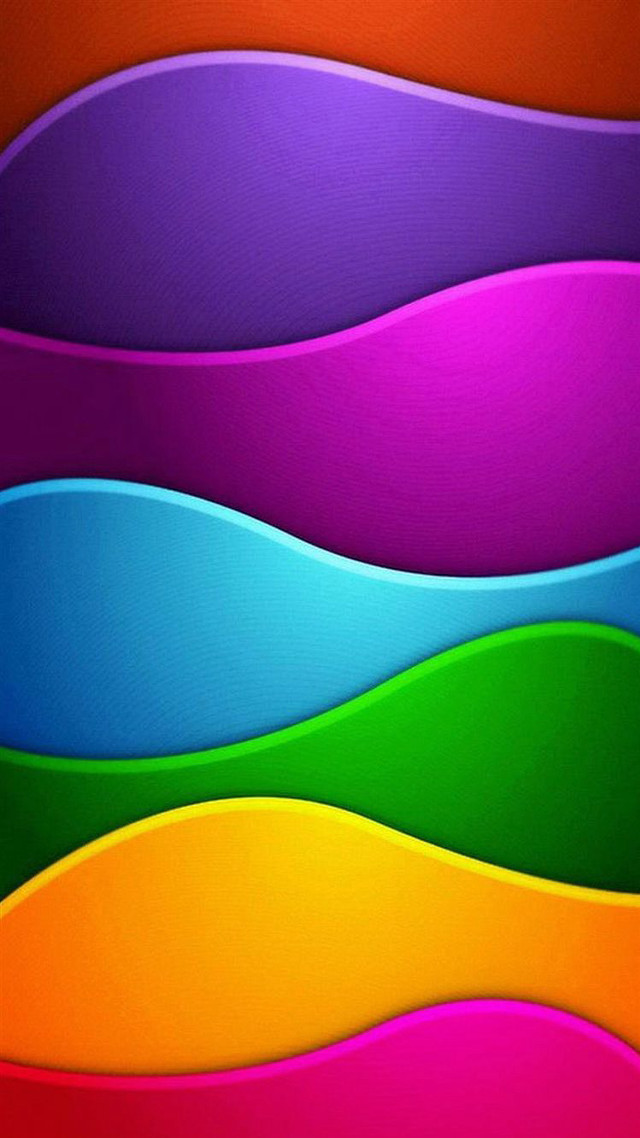 Colorful abstract background wavy lines #4 free wallpaper for mobile - medium preview image