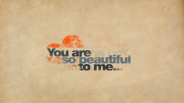 Heart you are so beautiful free wallpaper for desktop - medium preview image