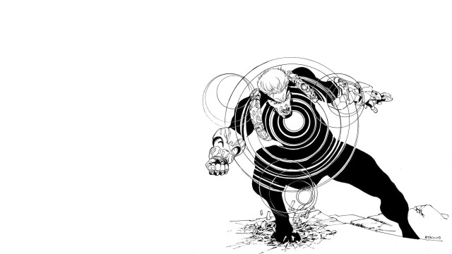 Yoga man circle hands air free wallpaper for desktop - medium preview image