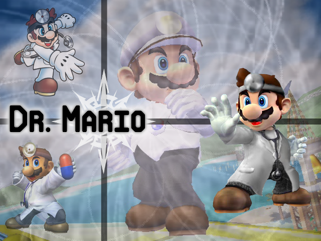 Cartoon dr mario characters background free wallpaper for desktop - medium preview image