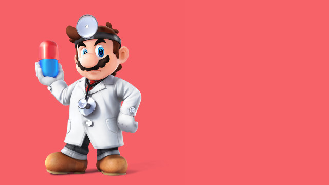 Cartoon character holding blue red free wallpaper for desktop - medium preview image