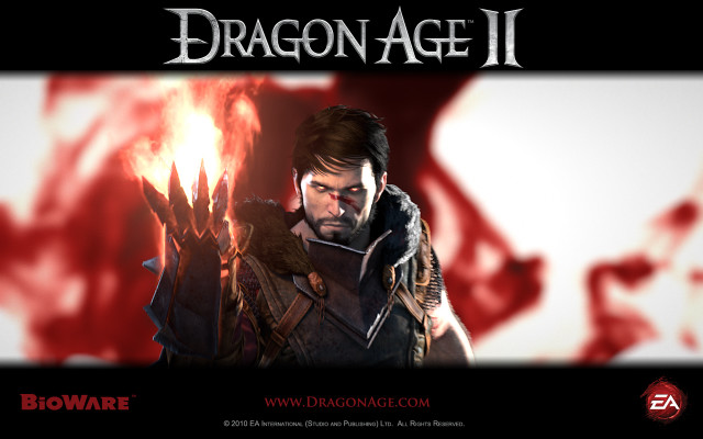 Fire mage dragon age epic free wallpaper for desktop - medium preview image