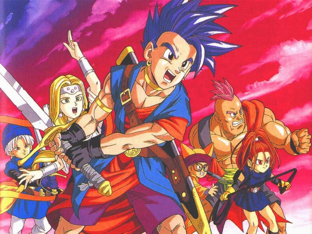 Anime characters swords fighting group #4 free wallpaper for desktop - medium preview image