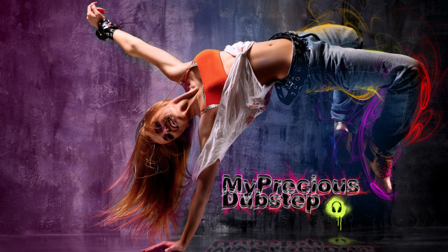 Woman handstand skateboard purple background free wallpaper for desktop - medium preview image